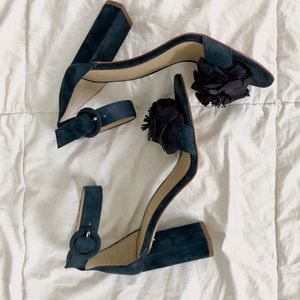 Ann Taylor Flower Strap Heels
